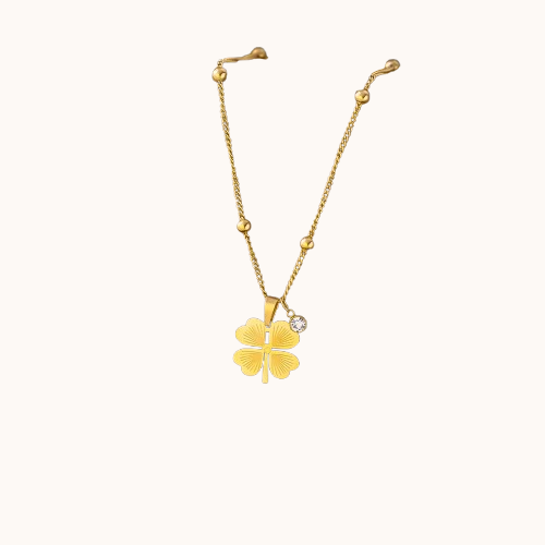 Golden bloom necklace