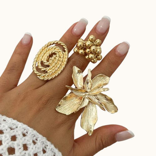 Vintage Petal Ring