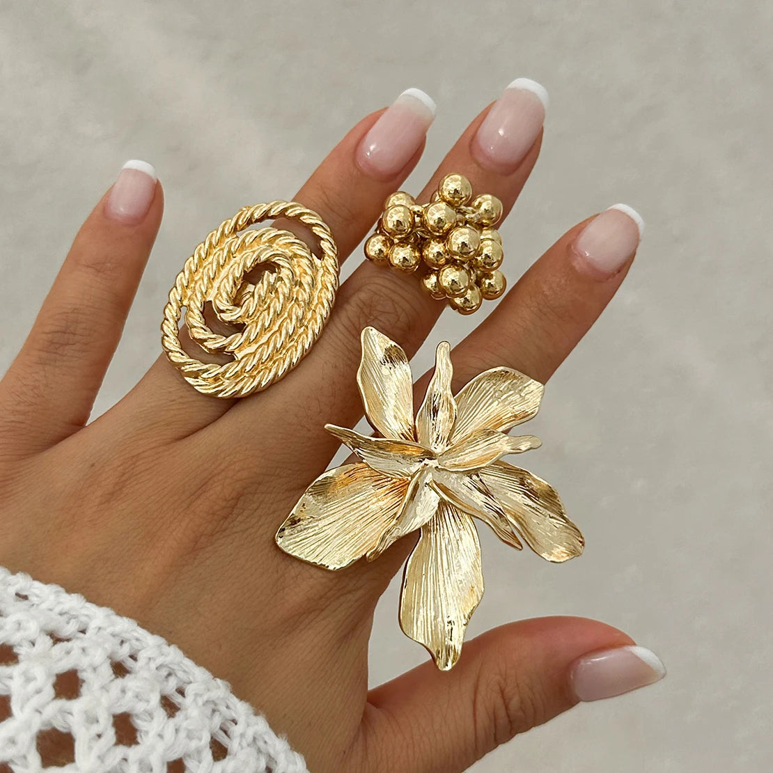 Vintage Petal Ring