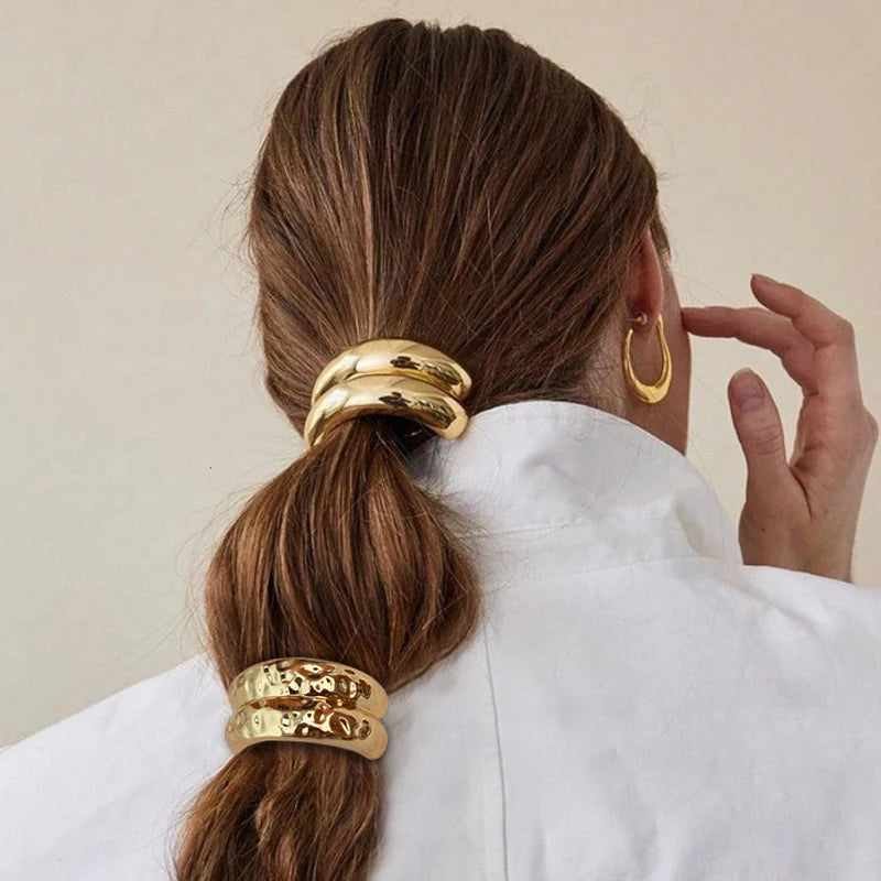 Double-Layer Metal Hair Bands