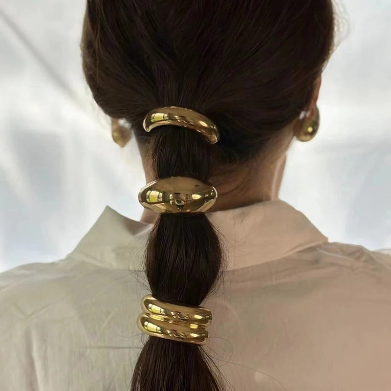 Double-Layer Metal Hair Bands