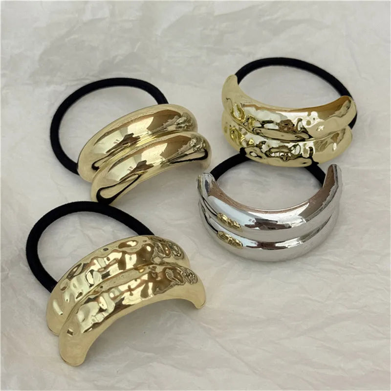 Double-Layer Metal Hair Bands